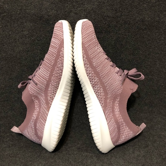 Skechers Women’s Size 8.5 Ultra Flex Statements Lavender Knit Slip On Sneakers - Picture 6 of 9